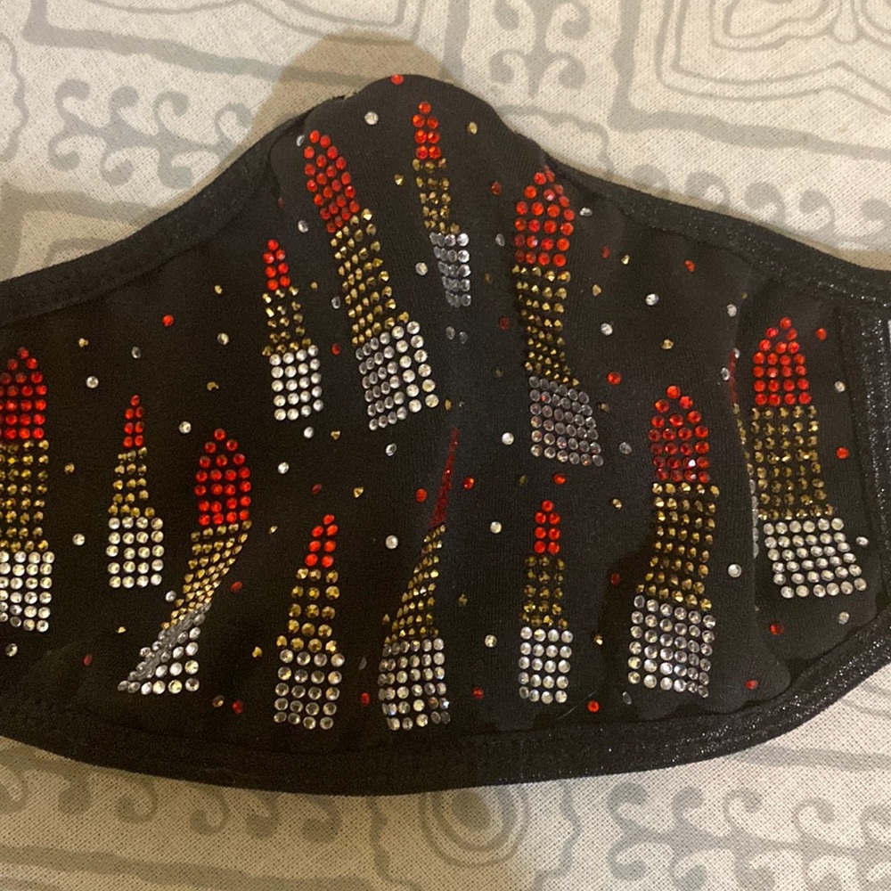 Sequin face mask